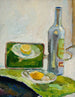 Still life with bottle - Zygmunt Waliszewski — artwork view