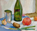 Nature morte avec une bouteille verte - Zygmunt Waliszewski — artwork view