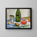 Nature morte avec une bouteille verte - Zygmunt Waliszewski — framed artwork on a wall