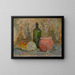 Nature morte avec du pain - Zygmunt Waliszewski — framed artwork on a wall