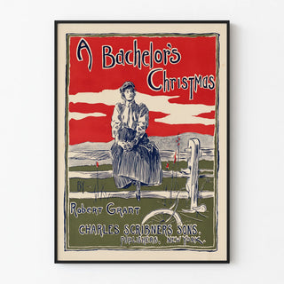 Vintage poster A Bachelor's Christmas by Robert Grant