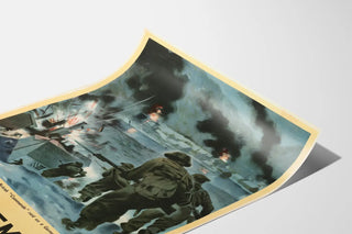 British Military Poster of the Commando Raid in Norway