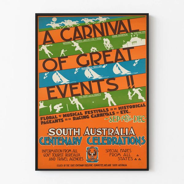 Vintage Poster for South Australia Centenary Celebrations 1936