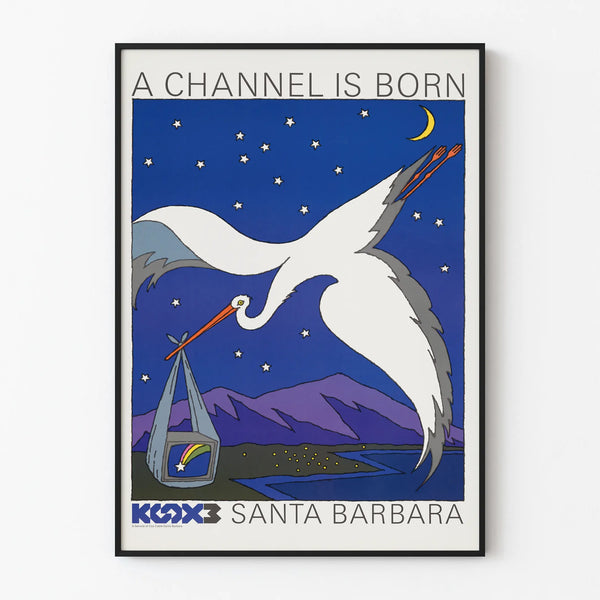 Decorative Poster A Channel Is Born - KLOX3 Santa Barbara
