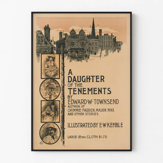 Vintage Poster A Daughter of the Tenements by Edward W. Townsend