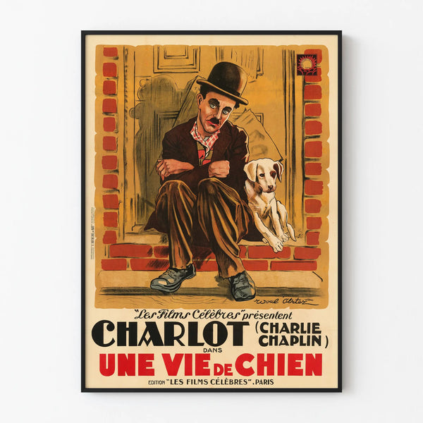 Vintage Poster Charlie Chaplin A Dog's Life