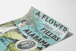 Vintage poster A Flower From The Fields of Alabama