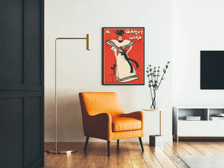 Vintage poster in Gaiety Girl style Art Deco
