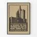 Vintage Poster of the Artworks Guide in New York