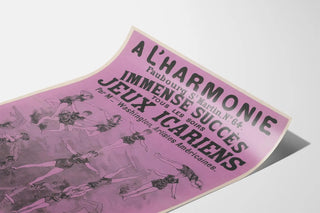 Vintage poster Les Jeux Icariens by Melles Washington