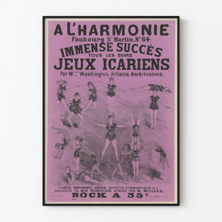 Vintage poster Les Jeux Icariens by Melles Washington