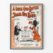 Vintage poster A Large Cold Bottle and a Small Hot Bird