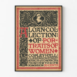 Vintage Poster Collection of Women's Portraits
