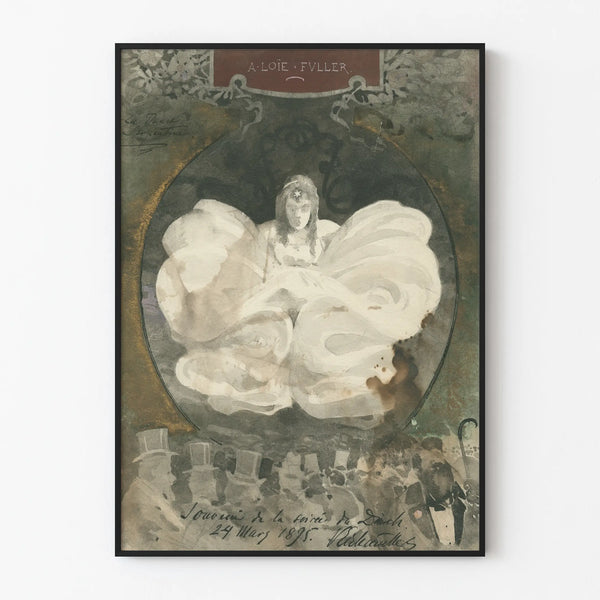 Vintage poster A Loïe Fuller - Souvenir of the evening of Sunday, March 24, 1895