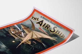 Vintage Poster The Air Ship - Musical Comedy by J.M. Gaites