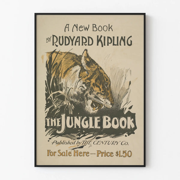 Vintage Poster of The Jungle Book by Rudyard Kipling