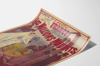 Vintage Poster Les Millions Maudits by Jules de Gastyne