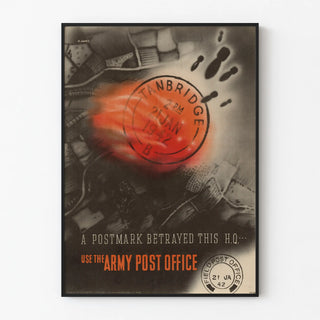Vintage military poster - Army Post Office 1942
