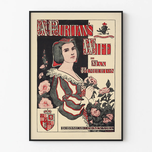 Vintage Poster A Puritan’s Wife for Wall Decoration