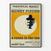 Vintage Theater Poster A Raisin in the Sun with Sidney Poitier