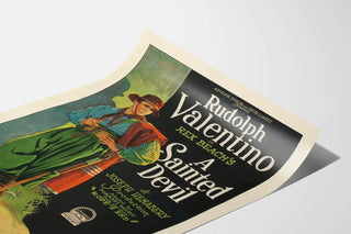 Vintage poster A Sainted Devil with Rudolph Valentino
