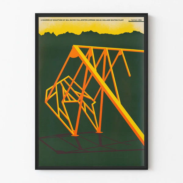 Poster Design Sculpture Bill Mayer 1983-84