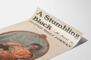 Vintage poster A Stumbling Block by Justus Miles Forman
