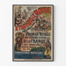 Vintage Poster « Across the World » Panorama on Glass