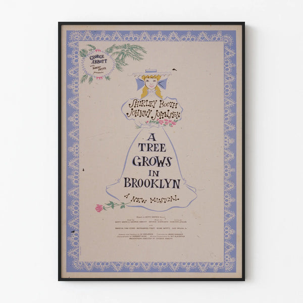 Vintage music poster A Tree Grows in Brooklyn