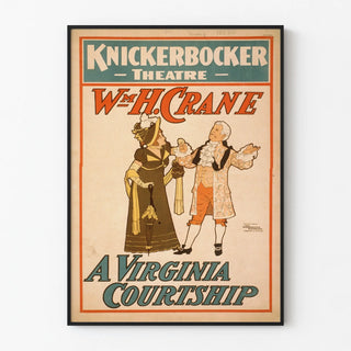 Vintage Poster for Knickerbocker Theatre: Virginia Courtship