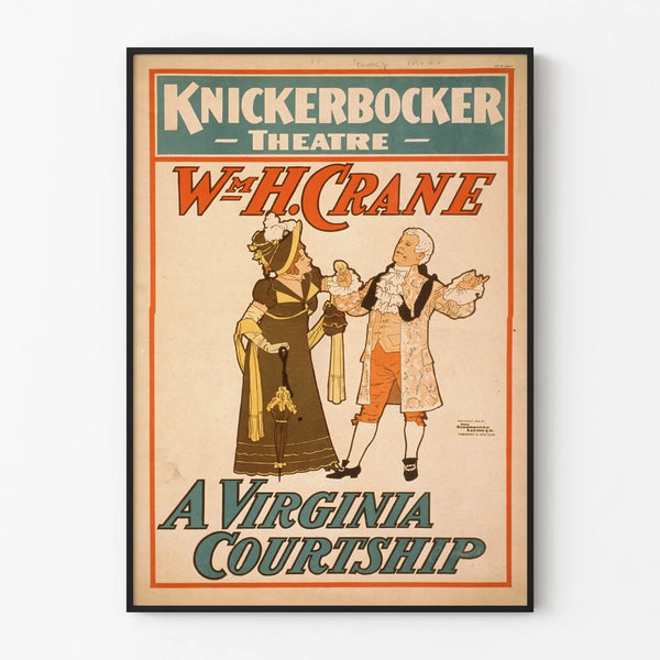 Vintage Poster for Knickerbocker Theatre: Virginia Courtship