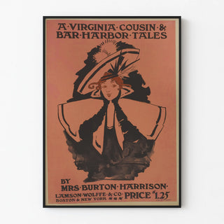 Vintage poster A Virginia Cousin & Bar Harbor Tales