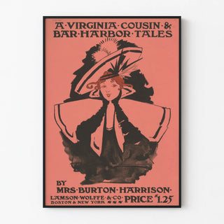 Vintage poster A Virginia Cousin & Bar Harbor Tales