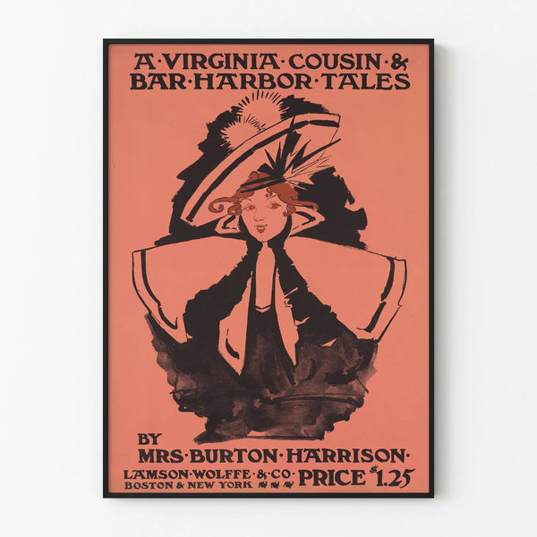 Vintage poster A Virginia Cousin & Bar Harbor Tales