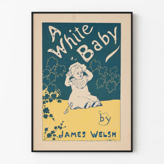 Vintage poster 'A White Baby' by James Welsh