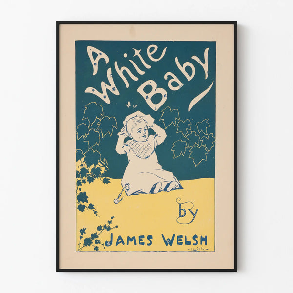 Vintage poster 'A White Baby' by James Welsh