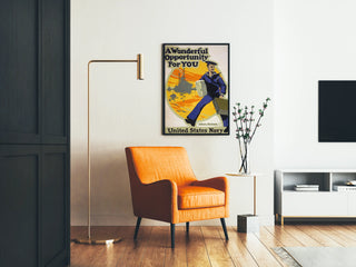 Vintage United States Navy military poster A wonderful opportunity for you