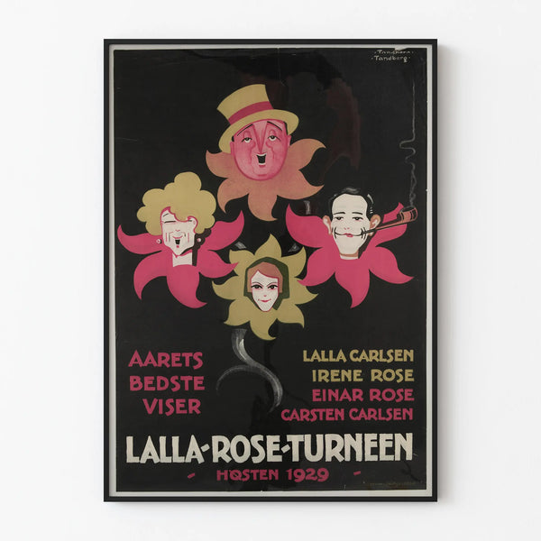 Vintage Poster Lalla Rose Turneen 1929 Wall Decoration