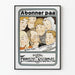 Vintage Poster Subscription Norsk Familie Journal