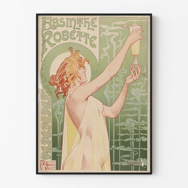 Art Nouveau Poster Absinthe Robette - Vintage Wall Decoration