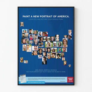 Portrait Poster America 2010 - Wall Decoration Diversity