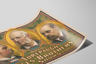Vintage Poster Adam Forepaugh & Sells Brothers Greatest Shows — artwork view