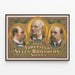 Vintage Poster Adam Forepaugh & Sells Brothers Greatest Shows — framed artwork on a wall