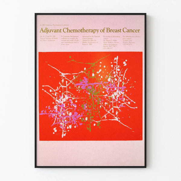 Vintage Poster for Adjuvant Chemotherapy Conference on Breast Cancer