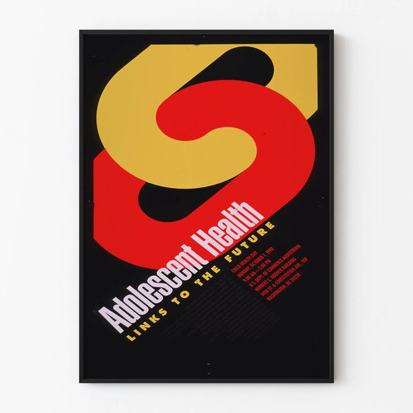 Poster Adolescent Health Links to the Future - Vintage Wall Decoration