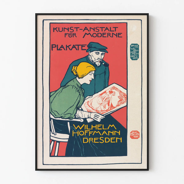 Art Nouveau Poster by Wilhelm Hoffmann - Vintage Wall Decoration