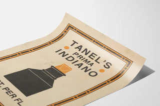 Vintage Advertising Poster Tanel's Prima Indiano