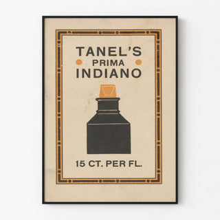 Vintage Advertising Poster Tanel's Prima Indiano