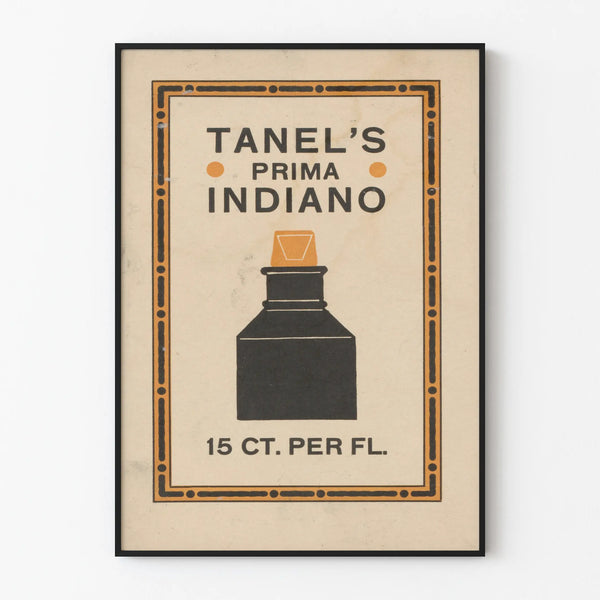 Vintage Advertising Poster Tanel's Prima Indiano