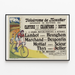 Road champions closing poster — Moustier, shown in a slim frame on a light wall.